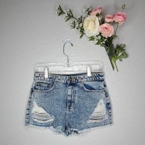 Carmar Distressed Denim Shorts